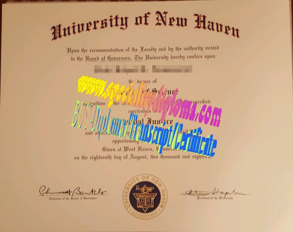 Make fake University of New Haven Diploma