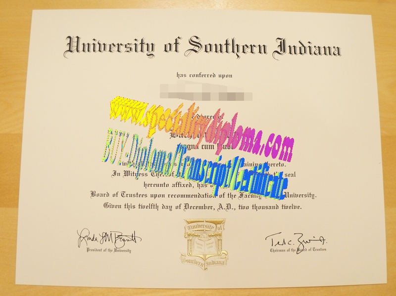 Make fake University of Southern Indiana Diploma