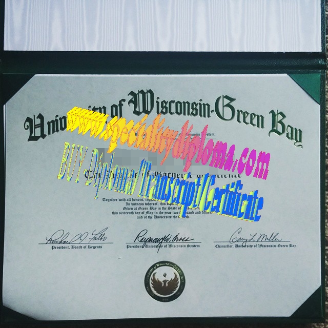 Make fake University of Wisconsin Green Bay Diploma