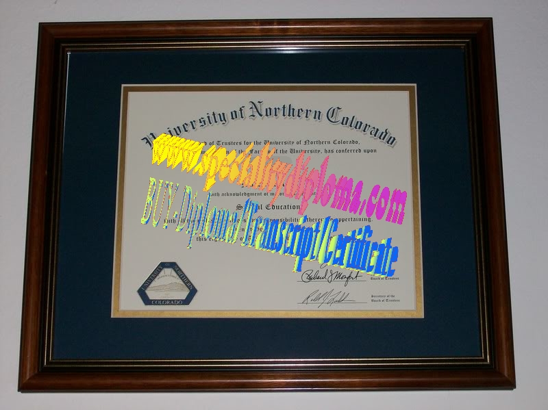 Make fake University of northern colorado Diploma