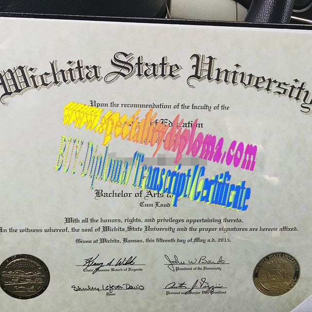 Make fake Wichita State University Diploma