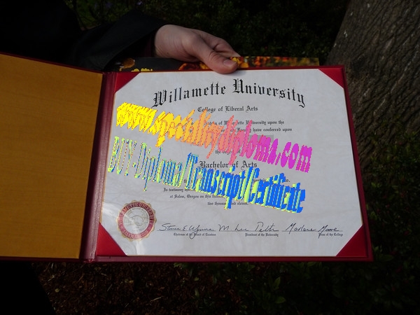 Make fake Willamette University Diploma