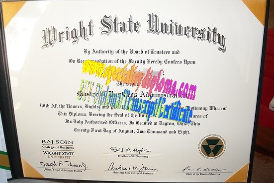 Make fake Wright State University Diploma