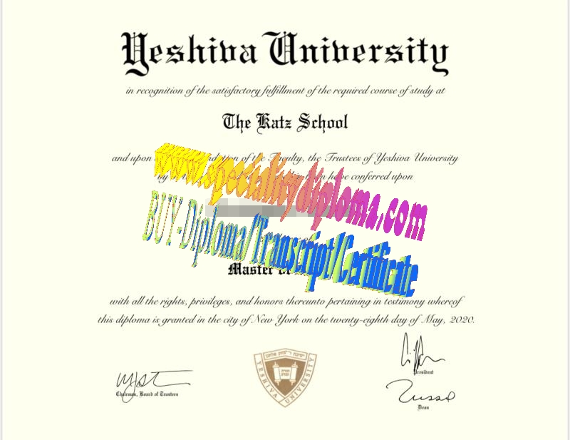 Make fake Yeshiva University Diploma