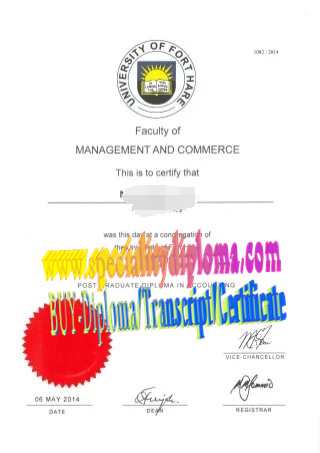 where to order fake University of Fort Hare Diploma