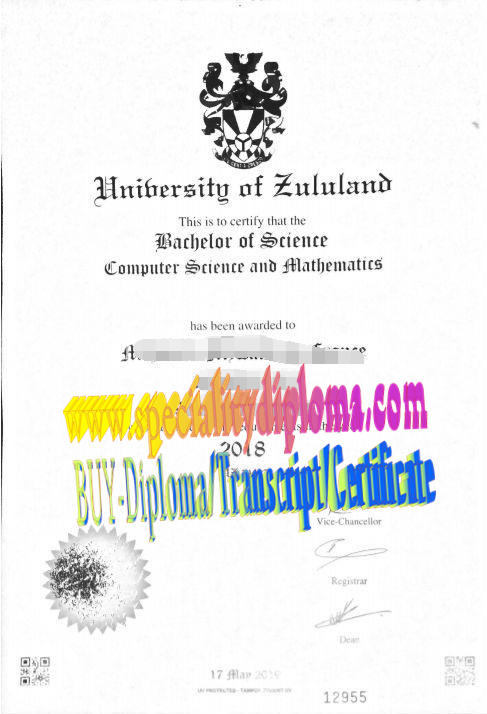 where to order fake University of Zululand Diploma